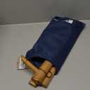 Bamboo Accents Zen Garden Water Fountain Kit - Adjustable Spout with Smooth Matte Finish, Includes Submersible Pump - Ideal for Indoor & Outdoor Use, Container Not Included (12" Adj Half-Rounds)