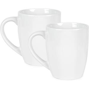 27OZ Extra Large Ceramic Coffee Mug, Jumbo Coffee Mugs, Big Tea Cups with a Large Handle for Office and Home set of 2 (White)
