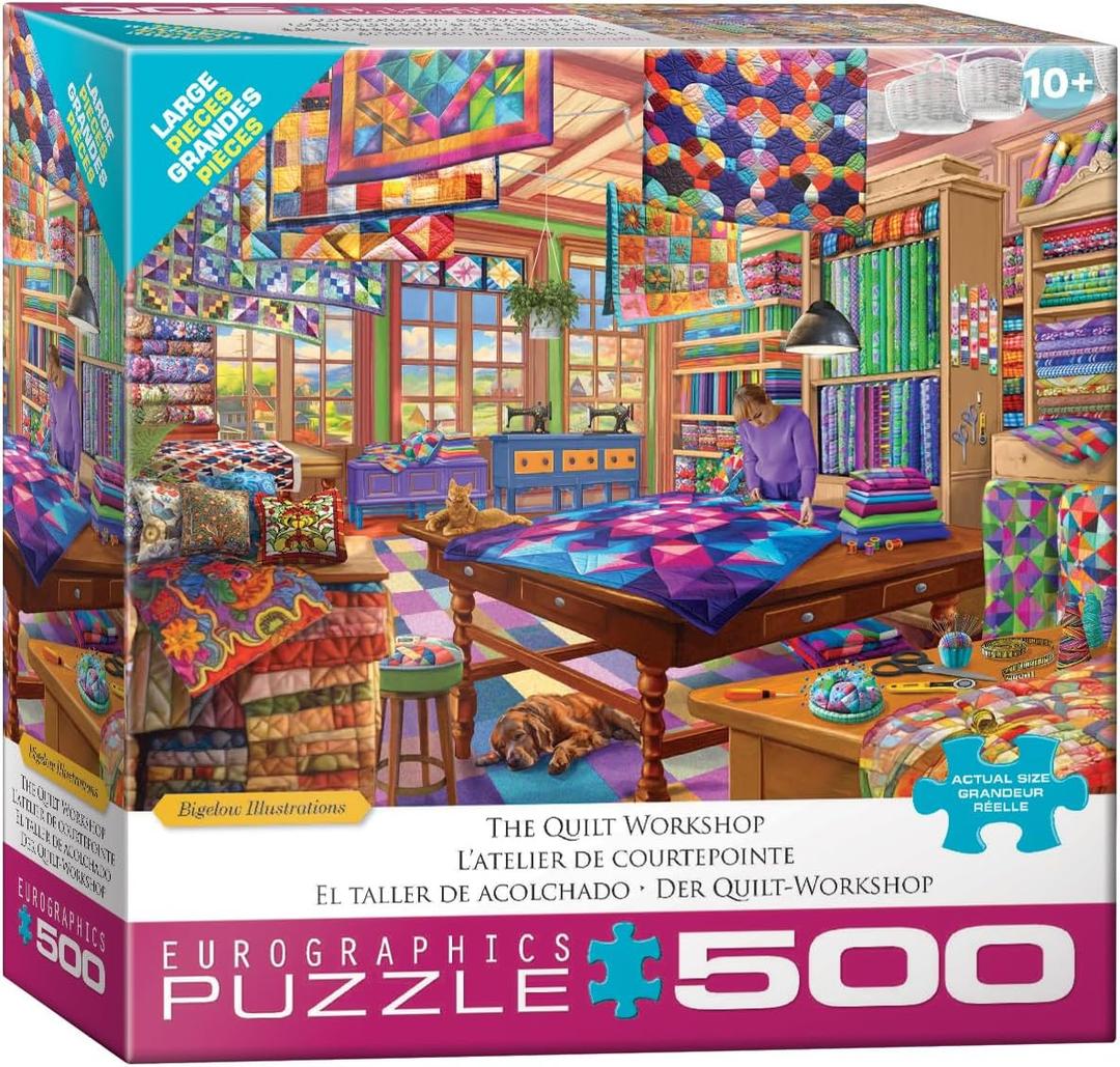 EuroGraphics Quilt Workshop Jigsaw Puzzle