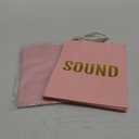 Kolldenn 5 Senses Gift Bags for Him for Her with 10 Pcs Tissue Paper, Paper Bags with Handles Five Senses Gifts for Valentines Christmas Birthday Wedding Anniversary (Pink,8.3 x 4.3 x 10.6 Inch)