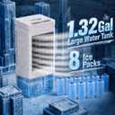 Portable Air Conditioners, 3 Wind Modes, 12 Speeds, 70 Oscillation, XL Water Tank, Air Conditioner Portable, Portable Ac Unit, Personal Air Conditioner Air Cooler for Bedroom Room