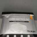 Blunique Electric Heated Mattress Pad Twin Size Single Control Bed Warmer, Deep Pocket, 10-Hour Auto Off, Machine Washable, 3D Air Layer Fabric, 39"x75", Gold