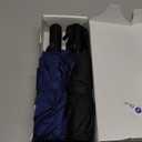 Bluinzi 46 Inch Compact Umbrellas for Rain - Travel Small Umbrella - Automatic Folding Umbrella - Windproof Portable Umbrella, Double 10-rib