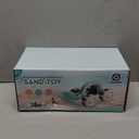 Asweets Beach Sand Toy Shovel Car, Organic Green Plastic Travel Beach Sand Toys for Kids Toddlers, Ideal Gift for Boys and Girls, 11.81''L x 6.10''W x 5.31''H (Medium)