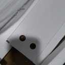 Makeup Vanity Desk Set, 35.4Wx15.7Dx53.9H, White (Smart LED Mirror, with Cushion Stool, Hairdryer Rack, Power-Outlet, 4 Drawers, Open Shelves)