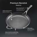 Circulon Radiance Hard Anodized Nonstick Frying Pan, 14 Inch Skillet, 83906