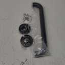 AmazerBath Shower Grab Bars for Seniors Anti Slip, Bath Safety Grab Bar for Needy, Stainless Steel Bathroom Safety Grab Bars, Thickened Bar Bigger Base Holds 500LBS, 16" L x 1.25" D, Black