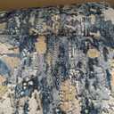 10x14 Area Rugs Living Room Rugs: Large Washable Rug with Anti-Slip Backing Non-Shedding Stain-Resistant Soft Abstract Carpet for Bedroom Dining Room Nursery Home Office-Blue/Multi