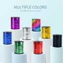 2 x 500 Yard Black Curling Ribbon, 1/5 Inch Shiny Christmas Curly Ribbon for Gift Wrapping, Balloon String, Wedding Birthday Party Decor, Florist Flower Crafting (1 Roll)