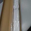 1" Cordless Mini Blinds, White Vinyl Light Filtering Blinds, 23" W x 48" H, Ideal for Indoor Windows, Office, Kitchen, Bathroom & Living Room