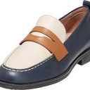 Cole Haan Women's Stassi Penny Loafer, Navy, 7.5-C US