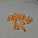 Gejoy 15 Pcs Rubber Screaming Chicken Queeze Novelty Toys Squeaky Noise Shrilling Shrieking Squawking Chicken Noisemaker Novelty Gadget for Dogs Pets, 6.3 Inch(Yellow)