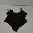 Popilush Lace Shapewear Bodysuit Tummy Control Corset Tops V Neck Sleeveless Backless Body Suit Thongs 3XL