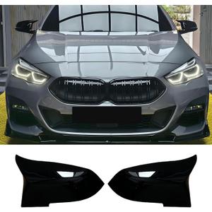 Mirror Caps Gloss Black Compatible with BMW X1 F48 2016-2022, X2 F39 2018-2023, F40 F44 2019-2024, Z4 G29 2019-2023 Models Rearview Side Wing Mirror Cover Caps (For F39 F40 F44 F48 G29)