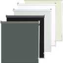 Allbright 100% Blackout Cordless Roller Shades for Windows, Thermal Insulated UV Protection, Window Roller Blinds for Home, Bedroom, Kitchen, Bathroom, 34" W x 72" H, Dark Grey