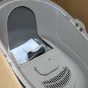 Amazon Basics No-Mess Hooded Enclosed Cat Litter Box with Odor Control and Swinging Door, Large, 24" x 18" x 17", Multicolor