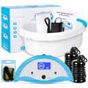 LeCuag Ionic Foot Bath Detox Machine, Detox Ionic Foot Bath Aqua Cell Cleanse Negative Hydrogen Feet Spa for Home Use Holiday