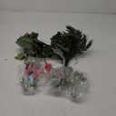 20 Pcs Artificial Plants Outdoor Fake UV Resistant Artificial Flowers Greenery Stems Boston Fern Faux Shrubs Plastic Plants for Garden Porch Planter Window Box Home Decor