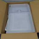 6 Pack Upgrade Harder Shoe Organizer, Shoe Storage with Magnetic Front Door, Clear Shoe Boxes Foldable Space-Saving Shoe Rack for Sneaker Boot Container, White