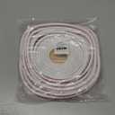 40FT Rubber Weather Stripping Door Seal, Self Adhesive Door Insulation Strip, Block Drafts, Multi-Layer Soundproof, Weatherstripping for Door Frame and Windows (White)