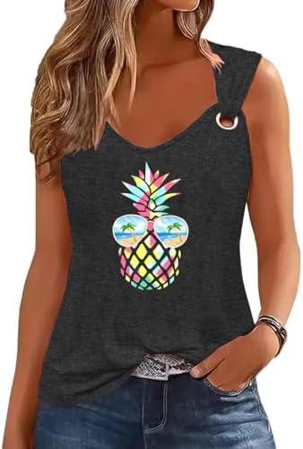 ONLYSTORY Women Loose Fitting Tank Tops Casual Summer Ladies Scoop Neck Sleeveless Shirts, XL