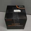 Silent Basketball Size 7 (29.5")  Grooved Airless Indoor Basketball for Quiet Dribbling and Indoor Training, Pro PU Foam Ball  Real Feel Higher Bounce Quieter (Orange)