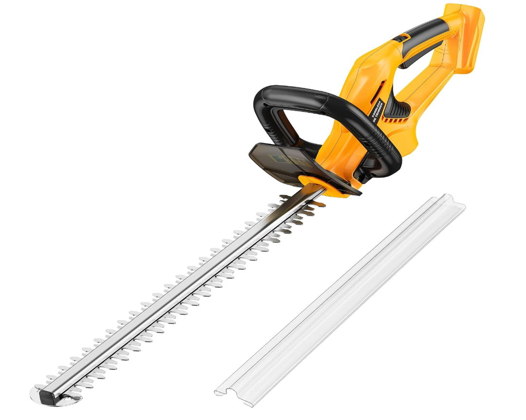 Pole Hedge Trimmer for Dewalt 20V Battery, Pole Trimmer with 135Adjustable Head,Sectional Extension Pole with 16 FT Reach,16-Inch Dual-Action Blade