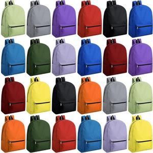 Paterr 48 Pack Multicolor School Backpacks Bulk for Kids 17 Inch Backpack in Bulk Travel Outdoor Bookbag Back to School Essentials Supplies Lightweight Bookbags for Students Elementary Middle High