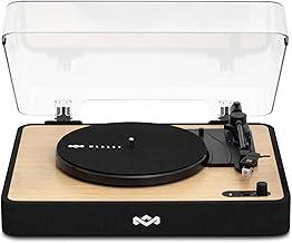 House of Marley Revolution Wireless Turntable - Bluetooth Record Player, 3-Speed Sustainably Made Vinyl Player, Easy Set Up Home Turntables for Vinyl Records with Dust Cover