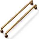 Set of 12, 7 9/16 Inches Center to Center SleekTouch Antique Brass Cabinet Pulls - Contemporary Handles for Kitchen and Bathroom Cabinets Zinc Alloy Made Hardware