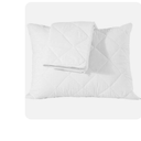 Quilted Pillow Protectors King Pair 20x36 Inches Extra Soft Thick Ultra Plush White Zippered Set of 2 Size Encasement