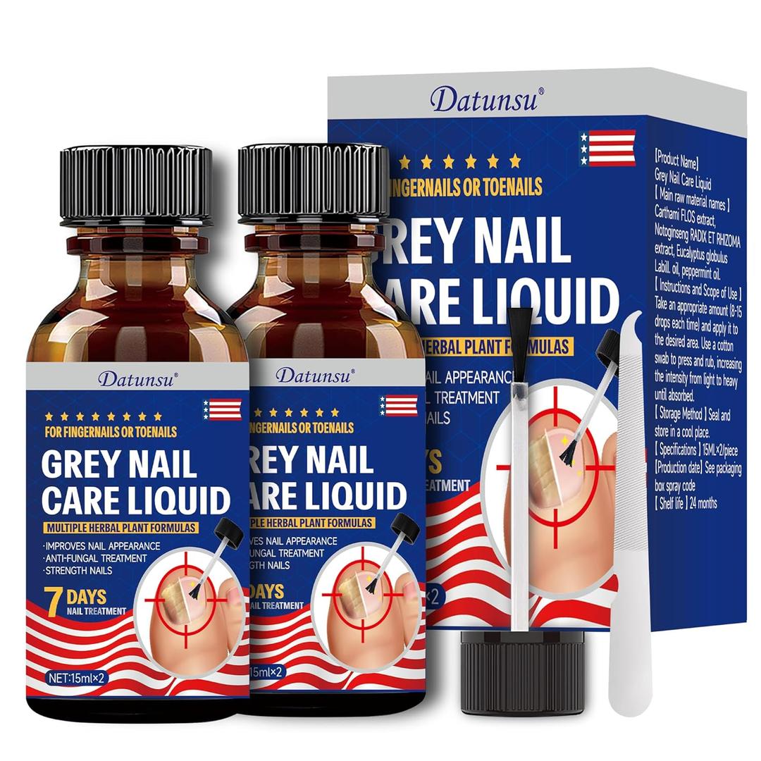 Multi-Purpose Nail Repair, Nail Solution with Tea Tree Oil for Discolored and Damaged NailsPlant Drops for Nails CareDiscolored and Damaged Nails (2PCS)