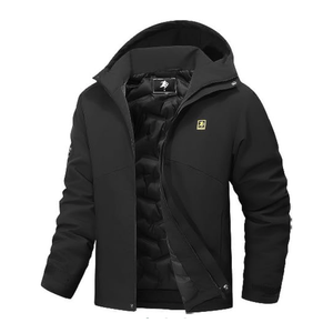 YYCABGTI Men's Warm Winter Coats Waterproof Ski Jacket Windproof Snow Coat Mountain Windbreaker Hooded Raincoat, L