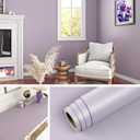 Livelynine 15.8x394 Inch Peel and Stick Wallpaper Purple Self Adhesive Contact Paper Decorative Lilac Lavender Girl Wallpaper for Bedroom Girly Room Kids Cubicle Dresser Cover Classroom Contact Paper