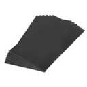 MECCANIXITY ABS Plastic Sheet 24 Inch x 12 Inch x 0.06 Inch ABS Styrene Sheets for Building Model DIY Crafts Panel Black 6 Pcs