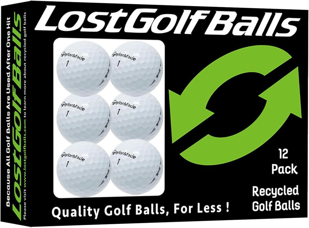 Assortment of Golf Balls (12 Pack) - Mint Quality, Used Golf Balls Refinished by Lostgolfballs.com