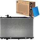 PHILTOP CU13031 Radiators for 2007 2008 2009 CR-V (USA Built; w/Quick Connect Outlet Connection) Transmission Oil Cooler Included