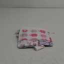 Sadnyy 4 Pcs Baby Girl Shower Gift Bags Large Pink Elephants Drawstring Fabric Treat Wrap Bags for Baby Shower Child's Birthday Gender Reveal Party