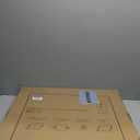 LUIYO Large Ottoman Wood Tray- with Leather Handle Decorative Wooden 24 x 24 x1.5 Inches Square Serving Tray Best for Coffee Table, Living Room and Kitchen (Large 24 * 24)