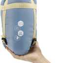 NewDoar Ultralight Backpacking Sleeping Bag - 50-70F, 1.5lbs, Waterproof & Machine Washable, 2-Way Zipper for Teens,Couples,Women,Men Compact for Hiking/Camping (M/L Sizes)