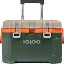 Igloo Trailmate 52Qt Wheeled Cooler, Insulated Hard Shell Ice Chest, Sportsman, 20.26" x 25.62" x 16.7"
