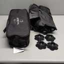 ATEPA UFO3.0 Backpacking Camping Chair, Ultralight Extra Wide Comfortable Folding Chairs Heavy Duty Portable Hexagon Ergonomic Height Adjustable Seat with Anti-Sinking Feet for Hiking Outdoor, Black