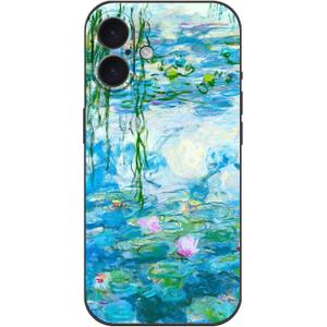 ToniPai Compatible with iPhone 16 Plus Case,Water Lilies S1 by Claude Monet Artistic Flower Paintings,Soft TPU Slim Protective Cover