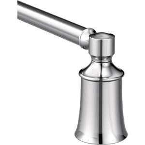 Moen YB2124CH Dartmoor 24-Inch Single Bathroom Towel Bar, Chrome