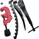 MacWork 2Pcs Tubing Cutter Set with Heavy Duty Pipe Cutter and Locking Exhaust Pipe Cutter
