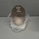 YANWE1 Brown Glass Vase, 10 Inches Large Glass Vase, Tall Glass Vases for Flowers, Modern Round Vases for Living Room, Dining Table, Shelf, Wedding, Office, Home