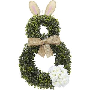 Cottontail Easter Bunny Wreath - Spring Season Front Door Decoration