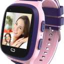 4G Kids Smart Watch GPS Tracker - Smartwatch with Two Way Call Video Calling 7 Puzzle Games Voice Chat SOS School Mode Pedometer Geo-Fence Touch Screen Alarm Clock Smartwatches for Boys Girls