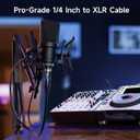 Cable Matters 6.35mm (1/4 Inch) TRS to XLR Cable - 10ft, Male to Female, XLR to 1/4 Cable