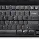 Kensington Slim Type Wired Keyboard (K72357USA),Black